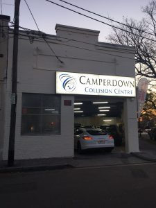 camperdown collision centre